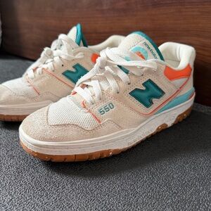 New Balance 550 Sneakers Sea Salt Verdigris Women’s Size 7.5